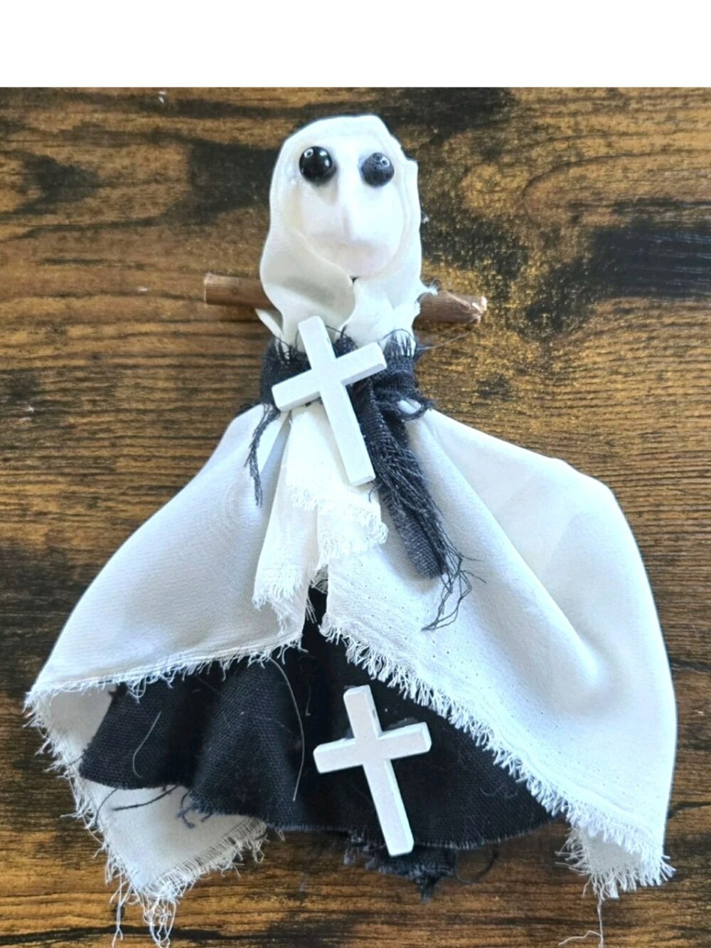 Voodoo Doll Kit Nun of the Black Mass Powerful Black Eyes Pins & Guide